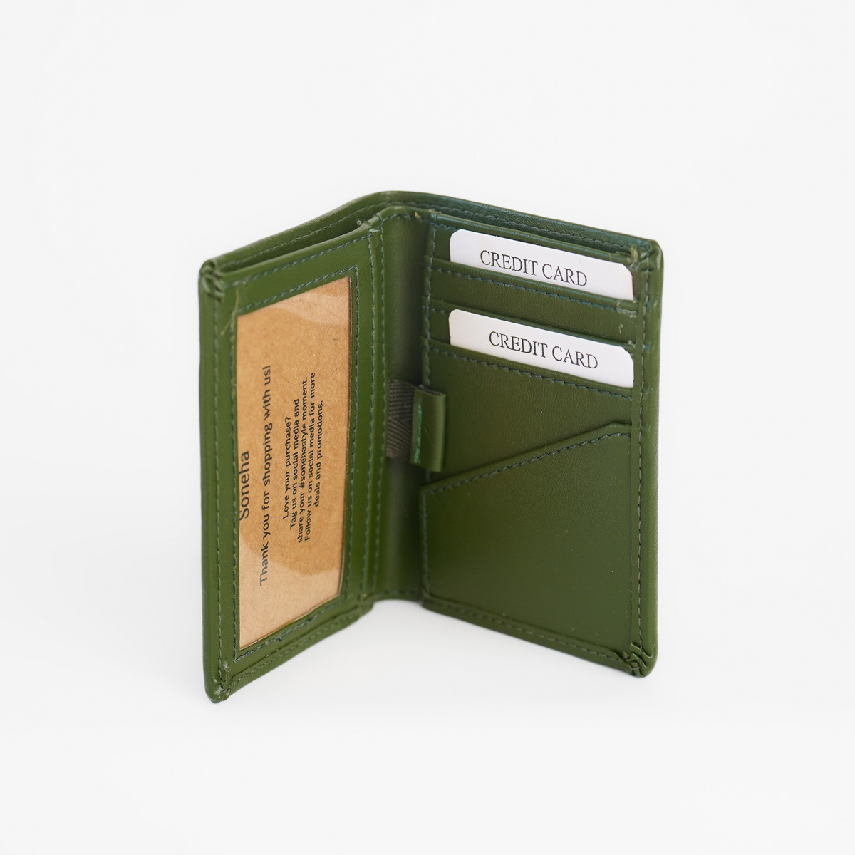 Cactus Leather Wallet RFID - Atlantic – Soneha